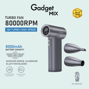 Gadget Mix Diginut CL-70 Ultra 199 Speeds Handheld Turbo Fan Grey/Purple