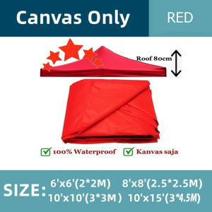 Canvas Only 10 x 10 and 8 x 8 Roof 80cm Express Night Market Canopy Top Kanvas Saja Kain Kanopi Khemah Niaga Bumbung