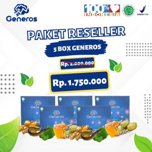 PAKET 5 BOX GENEROS NUTRISI PREMIUM SPEECH DELAY ANAK + KECERDASAN