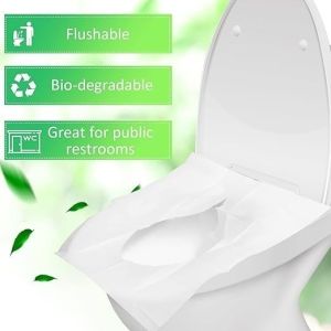 10pcs Sheets Disposable Toilet Seat Cover Paper Waterproof Travel Safety Travel Toilet Seat Pad Bath