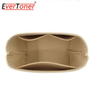 EverToner Felt Cloth Insert Bag For Longchamp LE PLIAGE CUIR Top Handle Bag XS Bag Organizer Makeup Sling Organizer Travel Inner Purse Mini Tote Handle Bag Shaper