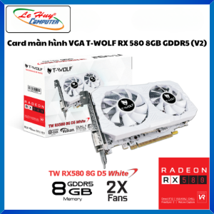 Card Màn Hình - VGA T-WOLF RX550/ RX580 8GB GDDR5 - Hàng Chính Hãng