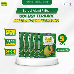 Ferswit Flakes Sereal Alami Untuk Asam Lambung Gerd & Masalah Pencernaan