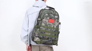 AE New outdoor tactical backpack for leisure travel mountaineering and hiking wear-resistant and scratch-proof double shoulder bag