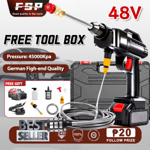 Portable Wireless Car Washer High Power Spray Water Gun Can Rechargeable High Pressure Washer 45000pa Cleaning Water Gun Garden Sprayer Car Wash Kit