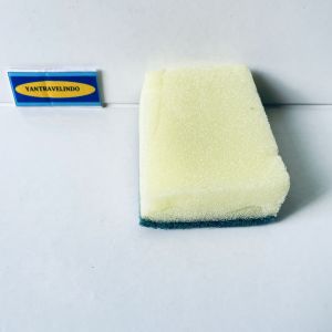 SPON CUCI SERBAGUNA DUA SISI SOFT HARD SPOON SPONGE CLEANER PEMBERSIH AMAN UNTUK CAT KENDARAAN MOBIL