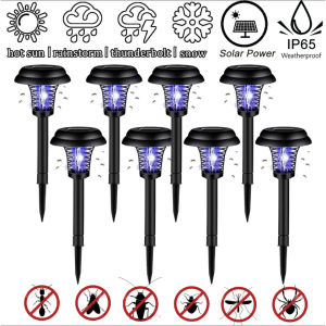 Solar Mosquito Light 2 Mode Outdoor Waterproof Garden Courtyard Insect Trap Mosquito Killer