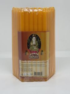 วิชเชอร์ เทียนหอมหนัก 1บาท 51เล่ม (เหลือง)