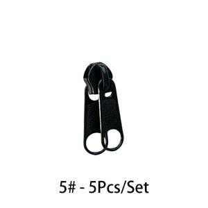 5# 8# 10# Nylon Double-Sided Zipper Head Replacement 5Pcs/Set Zipper Slider Sewing Accessories