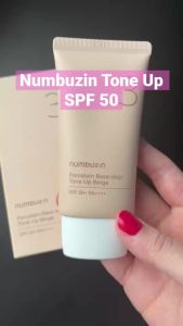 NUMBUZIN No. 3 Porcelain Base-skip Tone Up Beige 50ml – 3-in-1