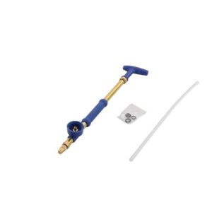 GOFIDIN ทองเหลืองเบิ้ล หัวฉีดละอองน้ำ เดี่ยว/คู่หัว กด-ดึง เครื่องพ่นชลประทาน แบบพกพาได้ ปรับได้ปรับได้ หัวฉีดน้ำ