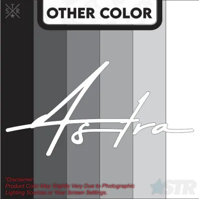 CUSTOMIZED PERSONALIZED NAME STICKER SIGNATURE STYLE WATERPROOF