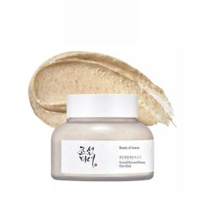 BOJ Ground Rice and Honey Glow Mask 150ml Rice Honey Glow Wash‑Off Mask Gentle Exfoliating Brightening Pore Purifying Mask