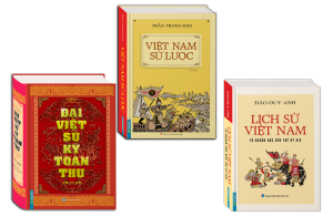 Sách - Combo 3c - Đại việt sử ký toàn thư & Lịch sử Việt Nam & Việt Nam sử lược (bìa cứng)