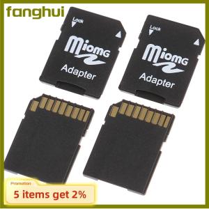 fanghui 5Pcs Micro SD Trans Flash TF To SD SD HC Memory Card Adapter Converter Black