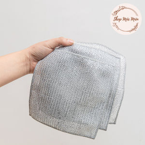 Combo 10 Khăn thép cọ xoong nồi cọ bếp cọ rửa bát đĩa Bùi sắt dễ dàng chùi rửa vết bẩn không rỉ