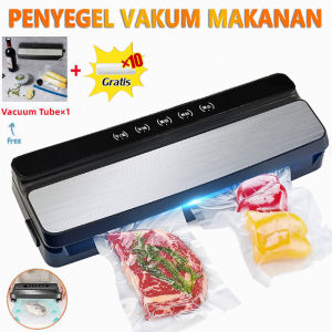 4 in 1 Portable penyegel vakum makanan Otomatis Basah dan Kering Food Vacuum Sealer preservation sealing machine Free 10pcs Vacuum bags