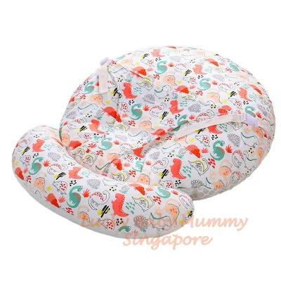 Anti-Spit-Up Feeding Pillow |15° Ergonomic Design | Adjustable Strap & Safety Buckle