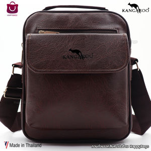 กระเป๋าสะพายข้างผู้ชาย เกรดพรีเมี่ยม ทรงวินเทจหนังสวย พาดลำตัว แฟชั่น จิงโจ้ ส่งทุกวัน จากกรุงเทพ