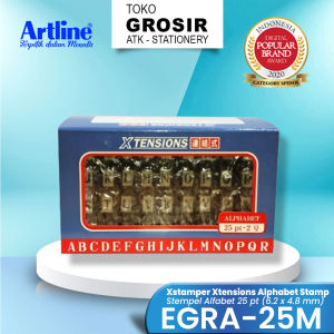ARTLINE Xstamper Xtensions Alphabet Stamp / Alfabet Stempel 25 pt EGRA-25M