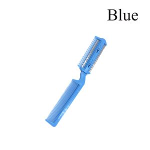 DAWEIF 2Pcs Professional Durable Cut Thinning Razor Hairdressing Tool Fur Cleaner Cat Brush Pet Hair Trimming Dog Scissor Grooming Comb