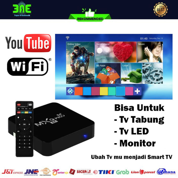 MXQ Pro 4K Android Box Smart TV 2GB 16GB Quad Core Media Player