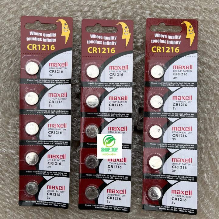 CR1216 3V Maxell Original Lithium Button Cell Battery | Lazada PH