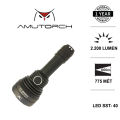 Đèn pin chiếu xa AMUTORCH TC500 LED XPL độ sáng 1200lm, sử dụng 1 pin 21700 (đi kèm) Đèn Đèn pin.