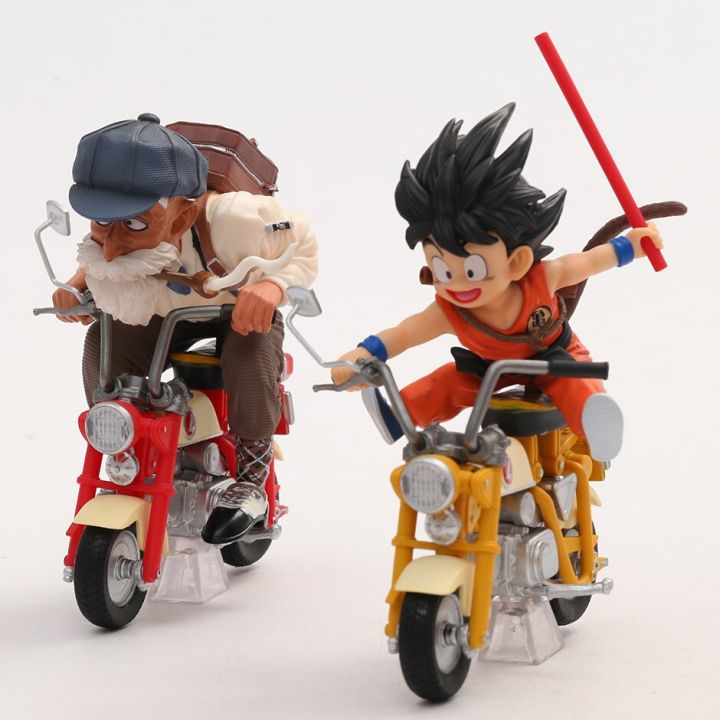 Dragon Ball Goku Master Roshi with Motorcycle Anime Collection Figure ...