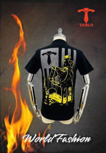 T13- ÁO THUN NAM COTTON 100% IN HÌNH CỔ TRÒN FORM CHUẨN WORLD FASHION TAMLO SHOP