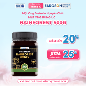 Mật Ong Rừng Mưa Nguyên Chất Faroson Australian Rainforest 500g