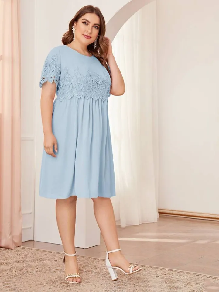 Babydoll plus size sales dresses