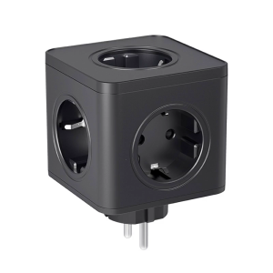 Power Strips Electrical Plug Multiple Extension Socket with 5 Outlets 16A 4000W Adapters for Home Office Easy to Use