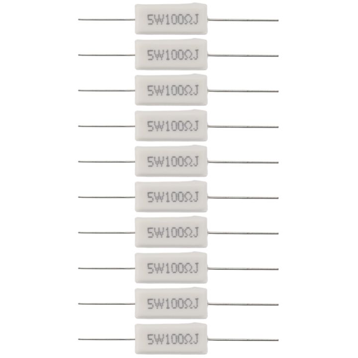 10x 1,2 KOhm / 5 Watt / 5% Präzisions-Hochlast-Widerstand