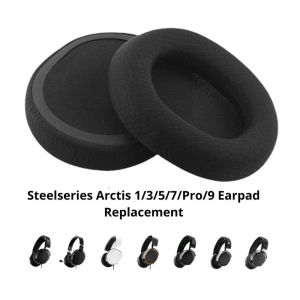 Replacement Earpads for Steelseries Arctis 1/3/5/7/Pro Headset Ear Pads Earmuff Cushion Cover Headband