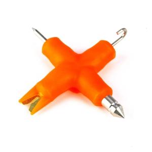 Multipurpose Portable Knotter Tool Fishing Coated Braids Stripper Rig Tool Puller Line Tool Fishing Accessories Enduring