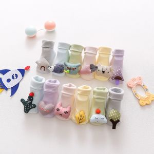 Tất 3D VỚ HÌNH THÚ CỔ CAO CHỐNG TRƯỢT CHO BÉ TRAI BÉ GÁI 0-18 tháng tuổi