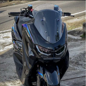 Visor Windshield Nmax Sporty Model Thailand Warna Perak/Abu-abu/Hitam