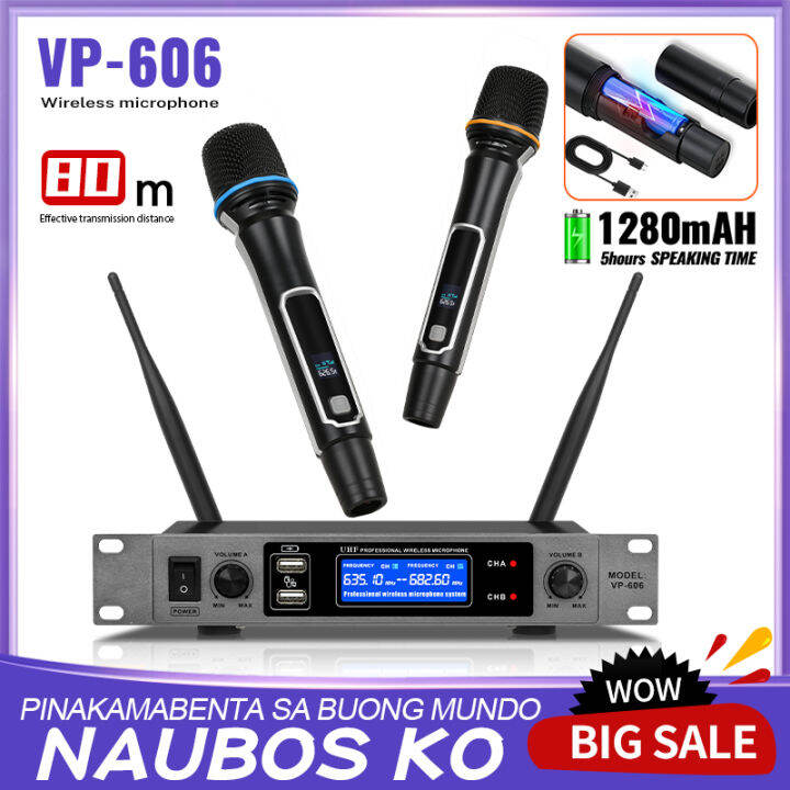 VP 606 Wireless microphone Professional Handheld Outdoor Live