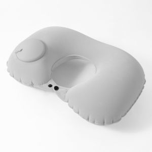 Zaman Now - Traveling Inflatable Neck Pillow U-Shaped / Bantal Leher Lembut Serbaguna / Bantal Leher Angin Pompa Otomatis