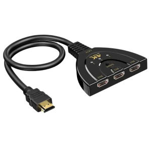 HDMI-compatible Switch KVM Splitter 4K 2K 3D 3 input 1 Output3 Port VIdeo Switcher Hub 1080P For DVD HDTV Xbox PS3 PS4