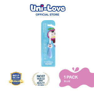 Uni-Love Infant to Toddler Toothbrush (0-2 Years Old) BLUE Pack of 1