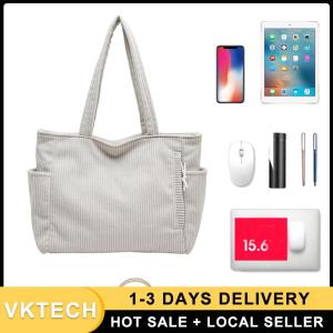 All-Match Women Tote Bag Made of Soft Corduroy Spacious Handbag for Daily Use and Travel in Multiple Colors