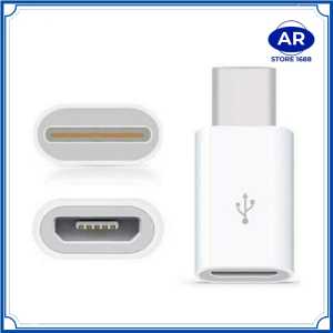 Converter Adapter Micro to Type C dan Connector Micro to Iphon
