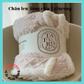 Chăn len  lông cừu Tafurong 2 lớp nhập khẩu cao cấp mềm mại kích thước 2mx2m3 nặng 2,5kg. 