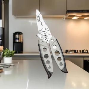 STF เครื่องมือปอกสายไฟแบบพิเศษสำหรับช่างไฟฟ้า1ชิ้นคีมตัดลวดอเนกประสงค์