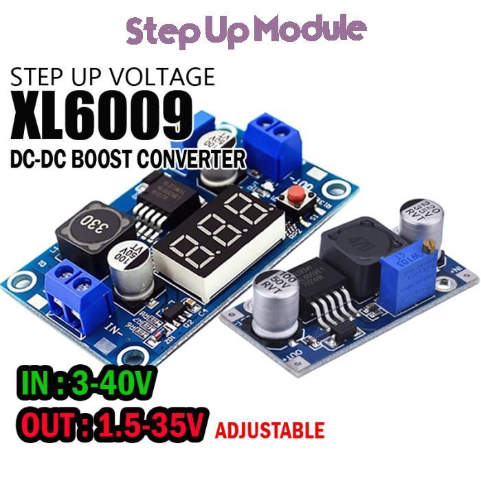 Booster Voltage XL6009 4A Adjustable Step Arduino DC-DC Module Up | Lazada