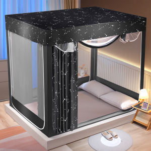 มุ้ง มุ้งกันยุง 5 ฟุต 6 ฟุต 6.6 ฟุต 3 ประตู มุ้งครอบผู้ใหญ่ มุ้งเต็นท์ กันแมลง พกพาสะดวก มุ้งตาข่ายกันยุง มุ้งหลากสี