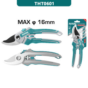 Kéo cắt tỉa cành trên cao TOTAL kéo tỉa cành cây cảnh kéo bấm cành cắt hàng rào chất liệu thép carbon siêu cứng siêu bén và bền chống rỉ sét có trợ lực