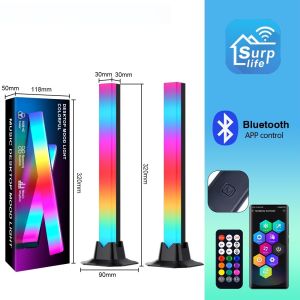 【SG Stock】RGB Desktop Ambient Light Smart App & Remote Control Music Sync